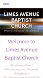 Mobile Screenshot of labaptistchurch.org